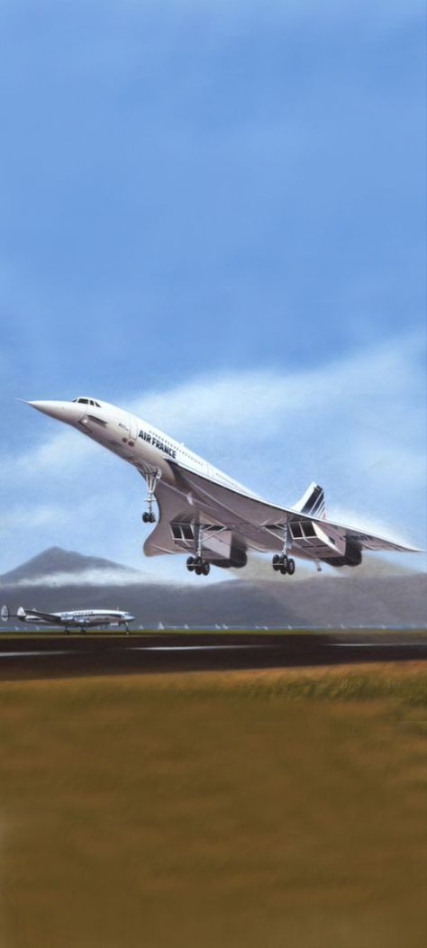 Concord Jet, Concorde Plane, Plane Wallpaper, Commercial Plane, Wall Street Art, Airplane Wallpaper, Airplane Flying, Commercial Aircraft, Civil Aviation