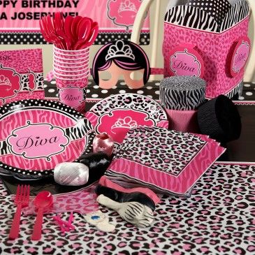 If so then you have to check out these Diva Zebra Print Party Supplies that are perfect for the celebration. Description from thepartyanimal-blog.org. I searched for this on bing.com/images Leopard Print Wall Art, Animal Print Bedroom, Zebra Print Party, Cheetah Party, Cheetah Birthday, Animal Print Rooms, Zebra Party, Animal Print Party, Paris Theme