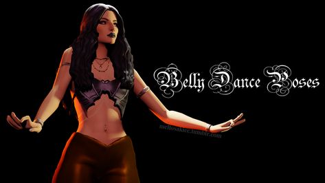 Sims 4 Belly Dancer Cc, Belly Dance Poses, Dancing Poses, Mod Hair, 4 Poses, Dancer Poses, Dancer Pose, Sims 4 Game Mods, Sims 4 Mm