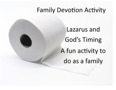 A fun Family Devotion activity: Lazarus and God's Timing Sunday School Object Lessons, Kids Sunday School Lessons, God's Timing, Miracles Of Jesus, Sunday School Crafts For Kids, Family Devotions, Bible Study For Kids, Bible Crafts For Kids, Sunday School Activities