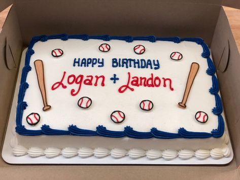 Baseball Party Cake Ideas, Baseball Themed Sheet Cake, Baseball Sheet Cake Ideas, Baseball Sheet Cake, Baseball Theme Cakes, Baseball Birthday Cake, Sports Birthday Cakes, Baseball Birthday Cakes, Sports Cakes