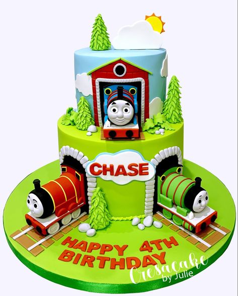 Thomas And Friends Cake, Thomas Birthday Cakes, Thomas Birthday Parties, Thomas Cakes, Dummy Cake, Thomas Birthday, Train Cake, Friends Cake, Thomas The Tank