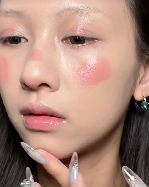 Blush Placement, Douyin Makeup, Makeup Tips, Blush, Makeup, Make Up