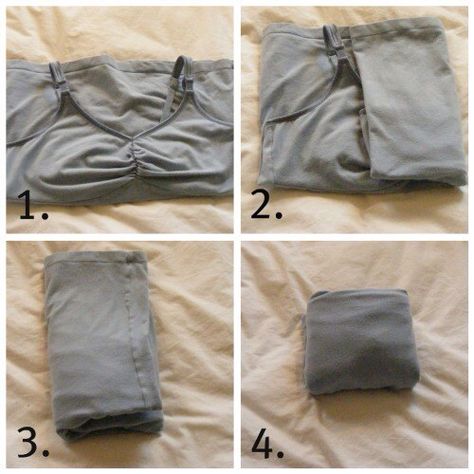 How to fold a tank top efficiently. Closet Organisation, Laundry Room Storage Shelves, Clothes Closet Organization, Konmari Method, Sock Drawer, Laundry Room Storage, How To Fold, Folding Clothes, Clothes Closet