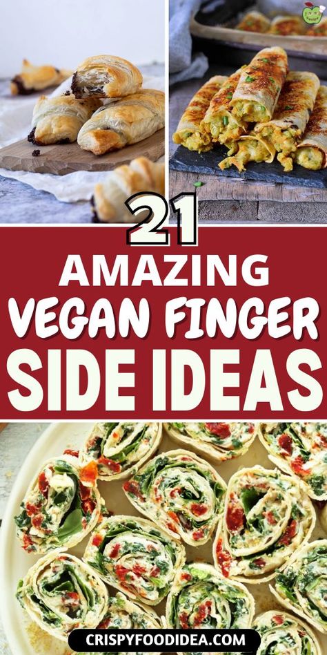 Here you get some amazing vegan finger foods are best for sides and for holidays. Vegan Recipes Party Food, Vegetarian Cocktail Party Appetizers, Party Food Platters Vegan, Vegan Holiday Party Food, Vegan Party Platter, New Years Vegan Food, Easy Appetizers Vegan, Finger Foods Appetizer Recipes Vegetarian, Vegetarian Finger Food Appetizers