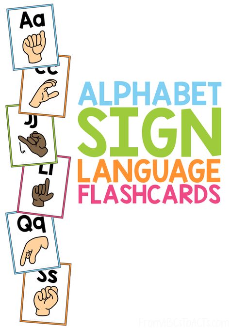 Alphabet Sign Language, Teaching Baby Sign Language, Sign Language Letters, Alphabet Sign, Letter Flashcards, Alphabet Flash Cards, Alphabet Signs, Abc Flashcards, Asl Sign Language