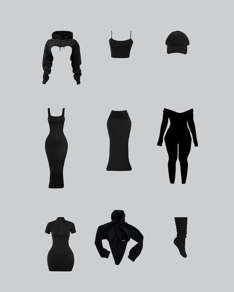 ~ The Black Edit ~ In order of appearance ⬇️ Layering Hoodie , Sophia Top, Perfect Baseball Cap, Essential Dress, Stretch Maxi Skirt, Second Skin Bodysuit, Sporty Dress, LA Winter Hoodie, Comfy Sock Hoodie Dress Outfit, La Winter, Layered Hoodie, Winter Hoodie, Sporty Dress, Comfy Socks, Dress Stretch, Teenage Fashion, Essential Dress