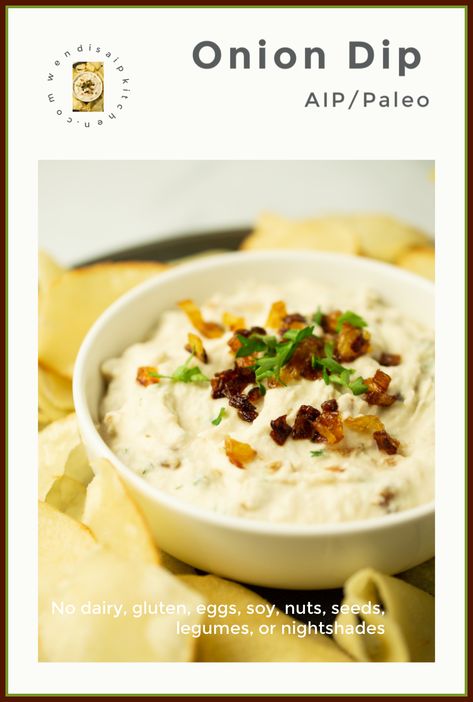 Aip Dip Recipes, Aip Sauces And Dips, Aip Dips, Aip Appetizers, Aip Condiments, Paleo Sauce, Aip Lunch, Dip And Chips, Aip Sauces