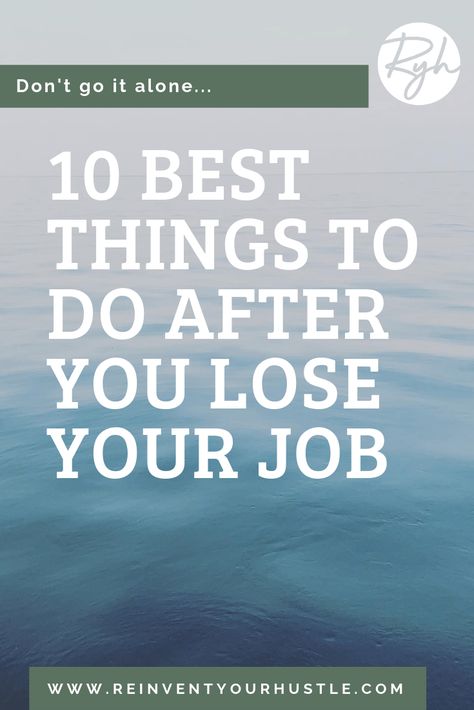 10 best things to do after you lost your job. Don't get caught in a rut, be sure to check out my blog and get the advice you need to get back in action fast and take your career to the next level. #jobloss  #job #unemployed #career #lifestyle #dreamjob #millenials #entrepreneur #motivation #careerchange Lost Job Quotes Inspiration, What To Do When You Lose Your Job, Career Break, Ratajkowski Style, Job Cv, Job Motivation, Career Lifestyle, Job Loss, Finding A Job