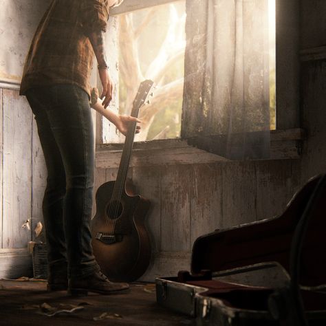 Ellie Guitar, Guitar Icon, Ellie Williams, Last Of Us, Playing Guitar, Guitar, Quick Saves