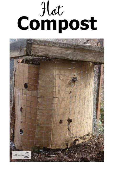 Hot Composting, Hot Compost, Killing Weeds, Compost Pile, Diy Compost, Wire Bins, Growing Lettuce, Compost Tea, Garden Compost