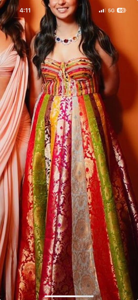 Multicolor Skirt, Multi Color, Silk, Dresses, Quick Saves, Design