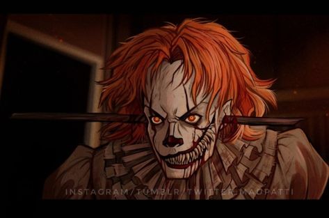 Pennywise Fanart, Bill Skarsgard Pennywise, Roman Godfrey, Lil Ghost, Clown Paintings, It Pennywise, Pennywise The Dancing Clown, Sun And Moon Drawings, Funny Horror