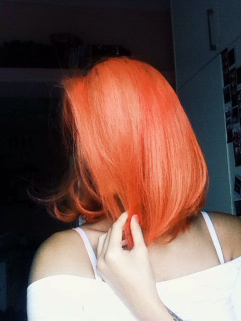 La Riche Directions - Mandarin Orange hair colour dye Orange Hair Colors, Orange Hair Color Ideas, Maxi Denim Skirts, Orange Hair Color, Trending Things, Flame Hair, Hair Color Orange, Red Heads, School Dropout