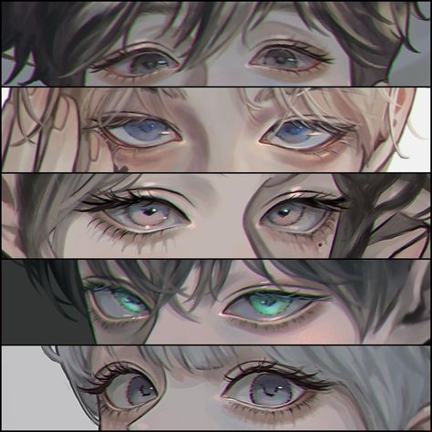 Upturned Eyes, Realistic Eyes, Art Study, Digital Painting Tutorials, Random Art, Realism Art, Inspiring Art, Anime Eyes, Eye Art