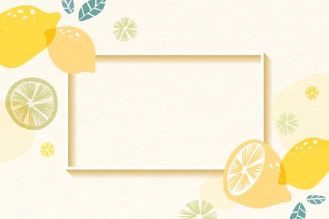 Background With Design, Lemon Background, Marco Vintage, Lemon Theme, Presentation Slides Design, Space Vector, Patterned Background, Instagram Photo Frame, Web Design Resources