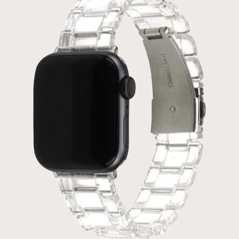 Details: Condition: Brand New Size: 38/40/41 Compatible With All Apple Watch Models Material: High Quality Stainless Steel Colour: Clear Resin & Silver Shipping: Same Day Or Next Day Smoke And Pet Free Home Are You New To Poshmark? Use My Referral Code: December13btq When You Sign Up And Get $10 Off Your First Purchase! Vintage Chanel Handbags, Stainless Steal, Apple Watch Bands Leather, Apple Watch Models, Apple Watch 38mm, Clear Resin, Dream Jewelry, Apple Watch Band, Apple Watch Series