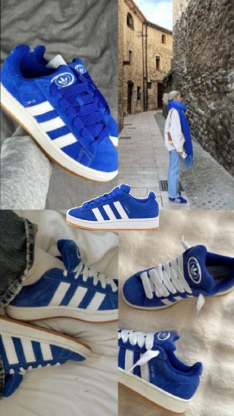 Campus 00s Blue, Blue Campus, Panda Shoes, Outfit Inspo Casual, Adidas Campus, Shoe Inspo, Football Outfits, Swag Shoes, Dream Shoes