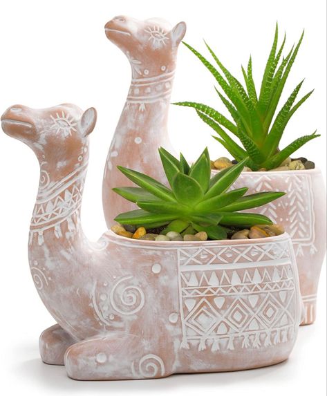 Ceramic Showpiece, Pottery Cactus Ideas, Ceramic Art Pots & Planters, Unique Ceramics Pots & Planters, Clay Workshop, Terracotta Art, Ceramic Animal Plant Pots, Camels Art, Home Decor Cute