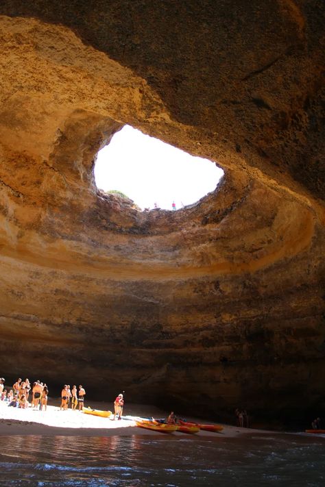 Portimão (Benagil cave) | Portugal - Life of a Passion | Travel Blog Portimao Portugal, Italy Travel Guide, Natural Pool, The Ceiling, 2024 Vision, Boat Tours, Algarve, Italy Travel, Getting Out