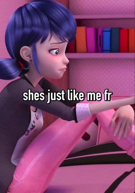 Marinette In Real Life, Miraculous Ladybug Funny Pictures, Miraculous Ladybug Whisper, Marinette Funny, Miraculous Ladybug Quotes, Miraculous Quotes, Miraculous Whispers, Miraculous Ladybug Marinette, Ladybug Quotes