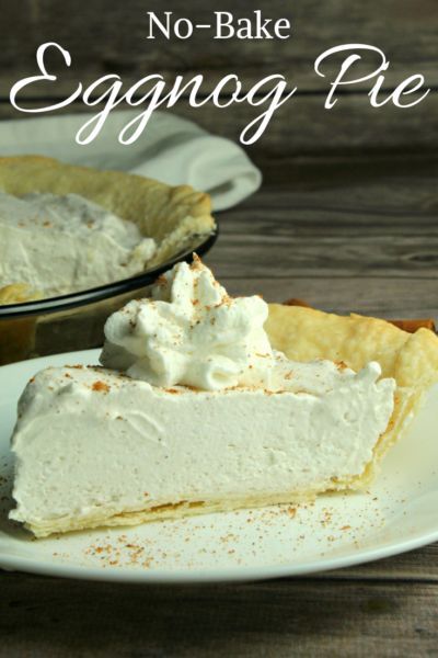 Make this No-Bake Eggnog Pie recipe is a foolproof Christmas dessert recipe. Our family loves the rich and creamy texture with a flaky crust. #ChristmasDessert #Christmas #Eggnog #EggnogRecipe #Dessert #DessertRecipe #Pie #Thanksgiving #HolidayDessert #NoBakePie #EasyDessert #ChristmasDessert No Bake Eggnog Pie, Eggnog Pie Recipe, Christmas Dessert Menu, Thanksgiving Desserts Pie, Thanksgiving Desserts Apple, Holiday Desserts Thanksgiving, Eggnog Pie, Eggnog Dessert, Thanksgiving Desserts Kids