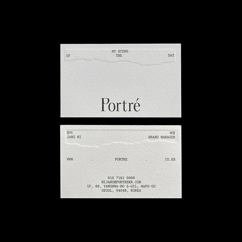 morrre.dsgn | Portré. Brand design by @triangle_studio ———————————————————— Submit your work ➡️ Link in Bio ———————————————————— #morrre_branding | Instagram Logo Design Branding Fashion, Fashion Business Cards, Business Cards Layout, Name Card Design, Business Card Design Inspiration, Collateral Design, Luxury Business Cards, Graph Design, Business Card Inspiration