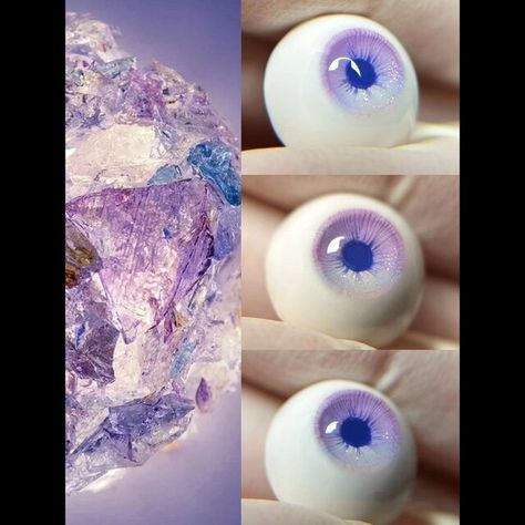 Resin Eyes, Kawaii Outfit Ideas, Eyes Artwork, Eye Gift, Concept Art Drawing, Dolls Accessories, Doll Eyes, Purple Eyes, Bjd Doll