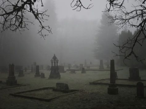 Foggy Cemetery, Anglo Gothic, Goth Architecture, Gothic Academia, Darkest Academia, Dream Fantasy, Southern Gothic, Gothic Horror, Fictional World