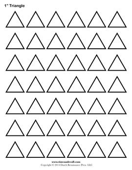 Free printable triangle templates, for art projects & school assignments, including labels, stickers, booklets, quilting, stencils, signs etc. Epp Quilt, Paper Peicing Patterns, Diamond Template, Triangle Template, Printable Shapes, Shape Templates, Quilting Templates, Heart Template, Shapes Activities