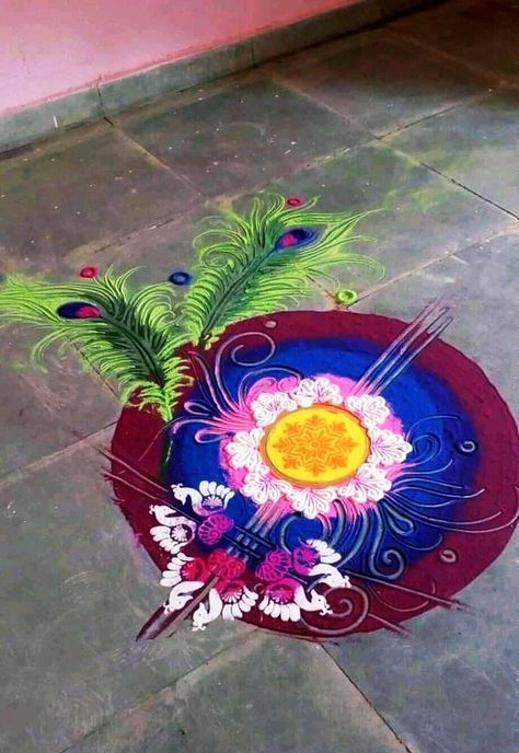 Diwali Essay, 3d Rangoli, Rangoli For Diwali, Unique Rangoli, Rangoli Design, Rangoli Designs, Diwali, Queen, Festival