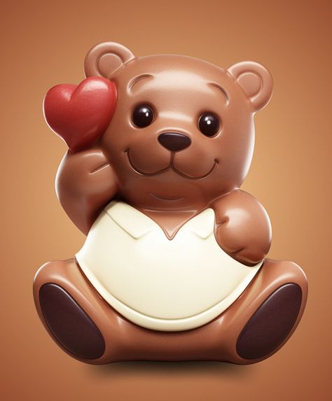 3D Chocolate sheep by Jerry Shu on Behance Chocolate Teddy Bear, Animal Chocolate, 3d Chocolate, Candy Icon, Packaging Snack, Cute Chocolate, Chocolate Logo, Chocolate Packaging Design, Bears Game