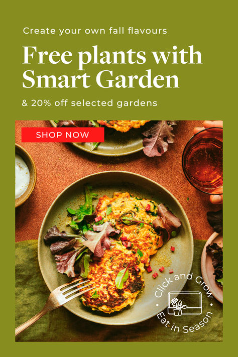 Experience the joy of harvest season in your own home. Get over 20% off selected smart gardens and free plants with your garden. Click And Grow, Ww Meals, Growing Fruit Trees, Herb Garden Kit, Indoor Herb, Garden Kit, Paid Social, Smart Garden, Fall Sale