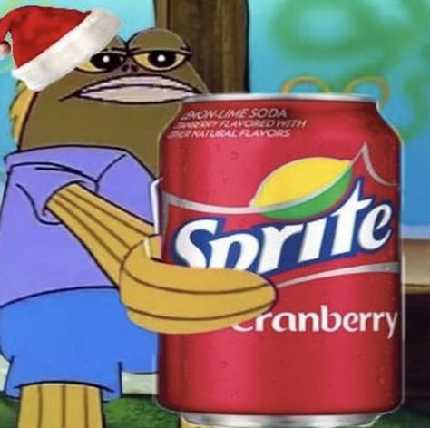 Wanna Sprite Cranberry, Visible Confusion, Sprite Cranberry, Trash Collector, Spicy Memes, Photo Editing Vsco, Fanta Can, Wholesome Memes, Christmas Aesthetic