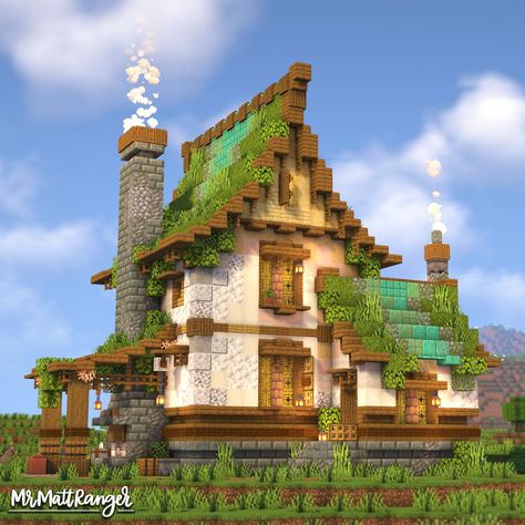 A Minecraft Fantasy Mossy Overgrown House with a full Interior!
You can download this build on my Patreon, just follow the link! Minecraft Overgrown, Minecraft Clock, Overgrown House, Villa Minecraft, Minecraft Storage, Minecraft Starter House, Starter House, Minecraft Interior, Minecraft Structures