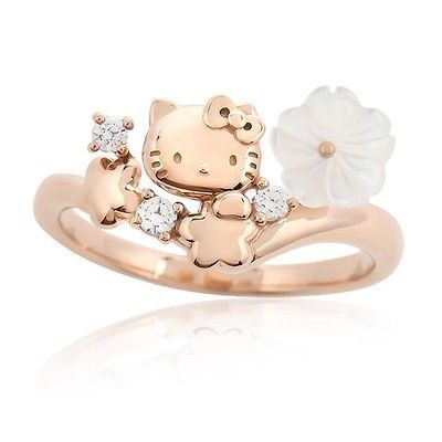 Hello Kitty Flower Bouquet, Hello Kitty Ring, Heart Drawings, Hello Cute, Hello Kitty Merchandise, Hello Kitty Jewelry, Hello Kitty Bag, Ring Flower, Pink Hello Kitty