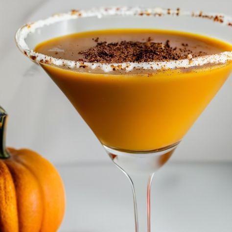 Pumpkin Martini Recipe - Instacart Pumpkin Martini Recipe, Pumpkin Martini, Easy Cocktail Recipe, Easy Cocktail, Martini Recipe, Fall Nights, Martini Recipes, Cocktail Recipes Easy, Easy Cocktails