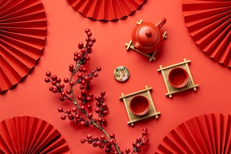 Cny Photography, Cny 2023, Chinese Tree, Chinese New Year Traditions, Christmas Tree Photography, New Year Photoshoot, Chinese New Year Food, Chinese New Year Background, Chinese Background