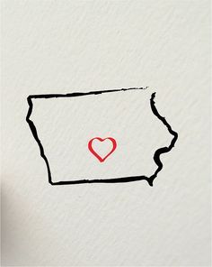 Iowa. <3 Iowa Tattoo Ideas, Iowa Tattoo, Outline Pictures, Usa Tattoo, Bff Tattoos, Body Is A Temple, Sketches Easy, Great Tattoos, Des Moines