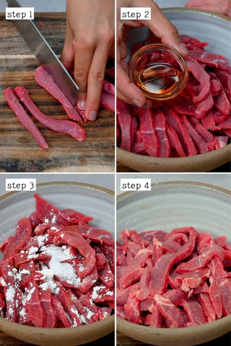 Steak Strip Stir Fry, What To Make With Stir Fry Meat, Easy Stir Fry Recipes Beef, Stir Fry Meat Marinade, Tender Beef Stir Fry, How To Tenderize Beef For Stir Fry, Striploin Steak Recipes Stir Fry, Blackstone Beef Stir Fry Recipes, Sauteed Beef Recipes