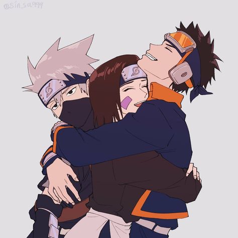 Team Minato, Kakashi And Obito, Naruto Teams, Naruto Fan Art, Naruto Sasuke Sakura, Naruto Comic, Naruto Shippuden Sasuke, Naruto Uzumaki Shippuden, Naruto Cute