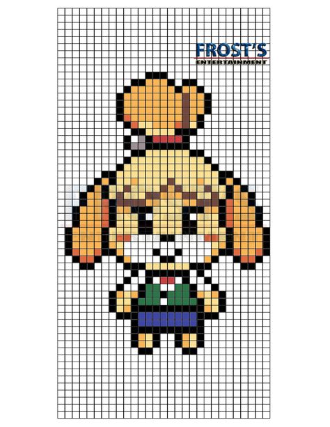 Animal Crossing: Perler Bead Isabelle Pattern Acnh Crafts, Perler Pins, Animal Crossing Isabelle, Animal Crossing Art, Pixel Beads, Easy Perler Beads Ideas, Perler Art, Perler Bead Templates, Diy Perler Bead Crafts