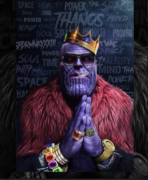 Gangsta Thanos Thanos Wallpaper, Thanos Marvel, Arte Alien, Marvel Artwork, Marvel Villains, Avengers Wallpaper, Marvel Comics Wallpaper, Hulk Marvel, Superhero Wallpaper