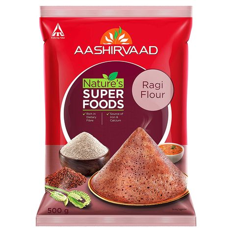 Aashirvaad Nature’s Superfoods Ragi Flour, 500g Pack, Super Nutritious Ragi Flour : Amazon.in: Grocery & Gourmet Foods How To Make Porridge, Ragi Flour, Finger Millet, High Fibre, Whole Grain Flour, Good Source Of Fiber, Gourmet Foods, Snack Items, Pureed Food Recipes