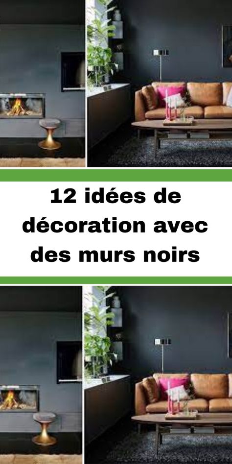 12 idées de décoration avec des murs noirs Furniture Sets, Outdoor Furniture Sets, Outdoor Furniture, Outdoor Decor, Furniture, Home Decor, Home Décor