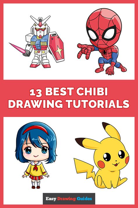 Chibi Drawing Ideas, Easy Chibi Drawings, Chibi Unicorn, How To Draw Chibi, Draw Chibi, Chibi Girl Drawings, Chibi Boy, Chibi Cat, Rey Star Wars