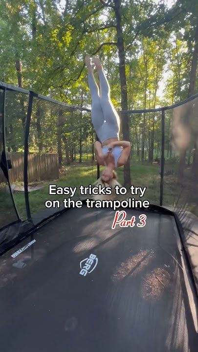 EASY TRICKS TO TRY ON THE TRAMPOLINE! #shorts Trampoline Tricks, Trampoline Ideas, Easy Tricks, Simple Tricks, Try On, Quick Saves