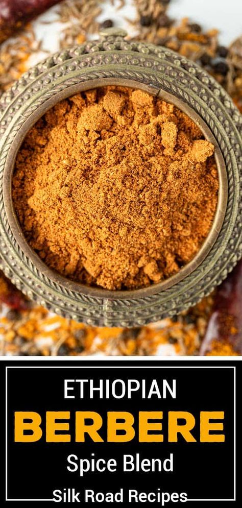 Berbere Spice, African Spices, Homemade Spice Mix, Spice Blends Recipes, Spice Mix Recipes, Homemade Spice Blends, Ethiopian Food, Homemade Spices, Homemade Seasonings