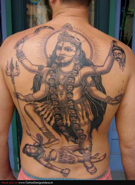 Badass Shiva Tattoo On Back, Tattoo Shiva, Faith Tattoo Designs, Lord Shiva Tattoo, Mata Kali, Kali Tattoo, Dynamic Tattoo, Atlas Tattoo, Krishna Tattoo