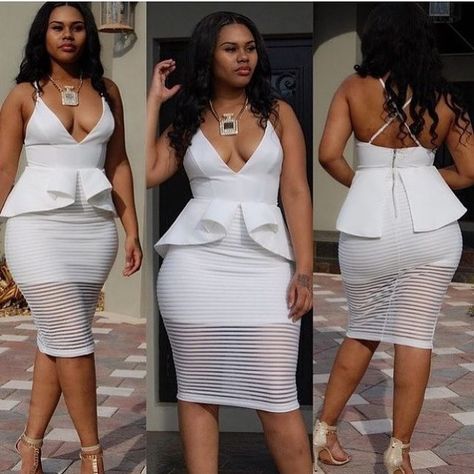 Ladies SHOP NOW only a few sizes left 1 Small/1 medium (not restocking) #goodqualityclothes #goodclothes #shopnow #happyshopping #sexy #trend #style #classy #fashionista #fashion #womensfashion #fastshipping #worldwideship #whitedress #valentineday #toronto #Canada #gta #torontoboutique #onlineboutique #boutique #cheap #follownow #follow #tagafriend #loveclothes #lovemycustomers by klassykloset Club Dresses For Women, White Attire, Short African Dresses, Flounced Dress, Latest African Fashion Dresses, African Fashion Dresses, Cheap Dresses, Club Dresses, African Dress